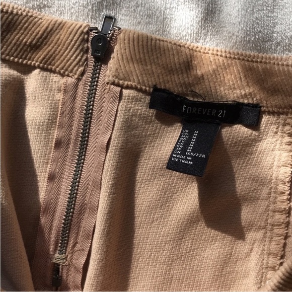 Forever 21 Beige Corduroy Skirt - Picture 3 of 3